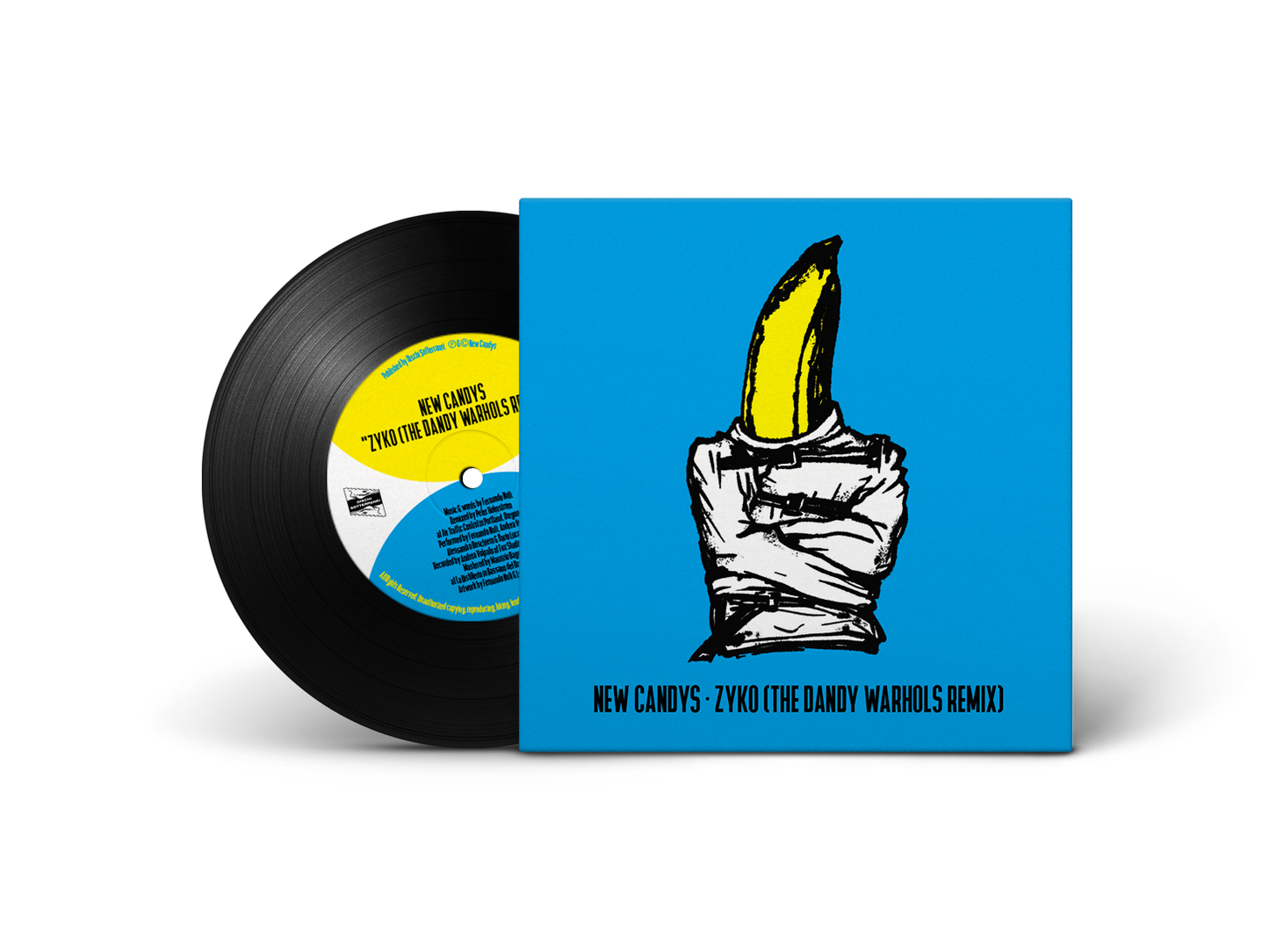 New Candys - Everything's Fucking Boring (feat. Bugo) / Zyko (The Dandy Warhols Remix) – Limited Edition 7" Vinyl