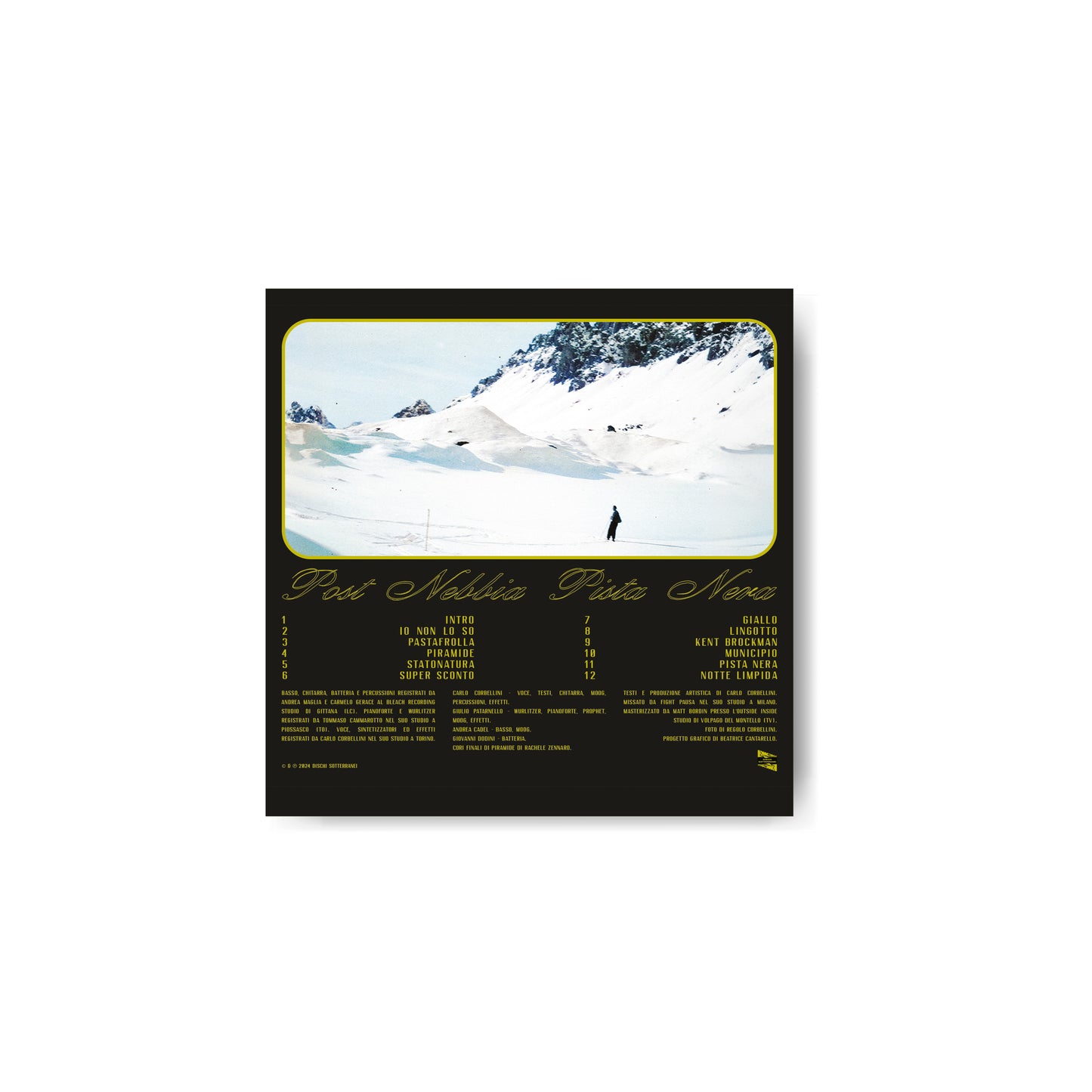 Post Nebbia - Pista Nera [LP Golden Limited]