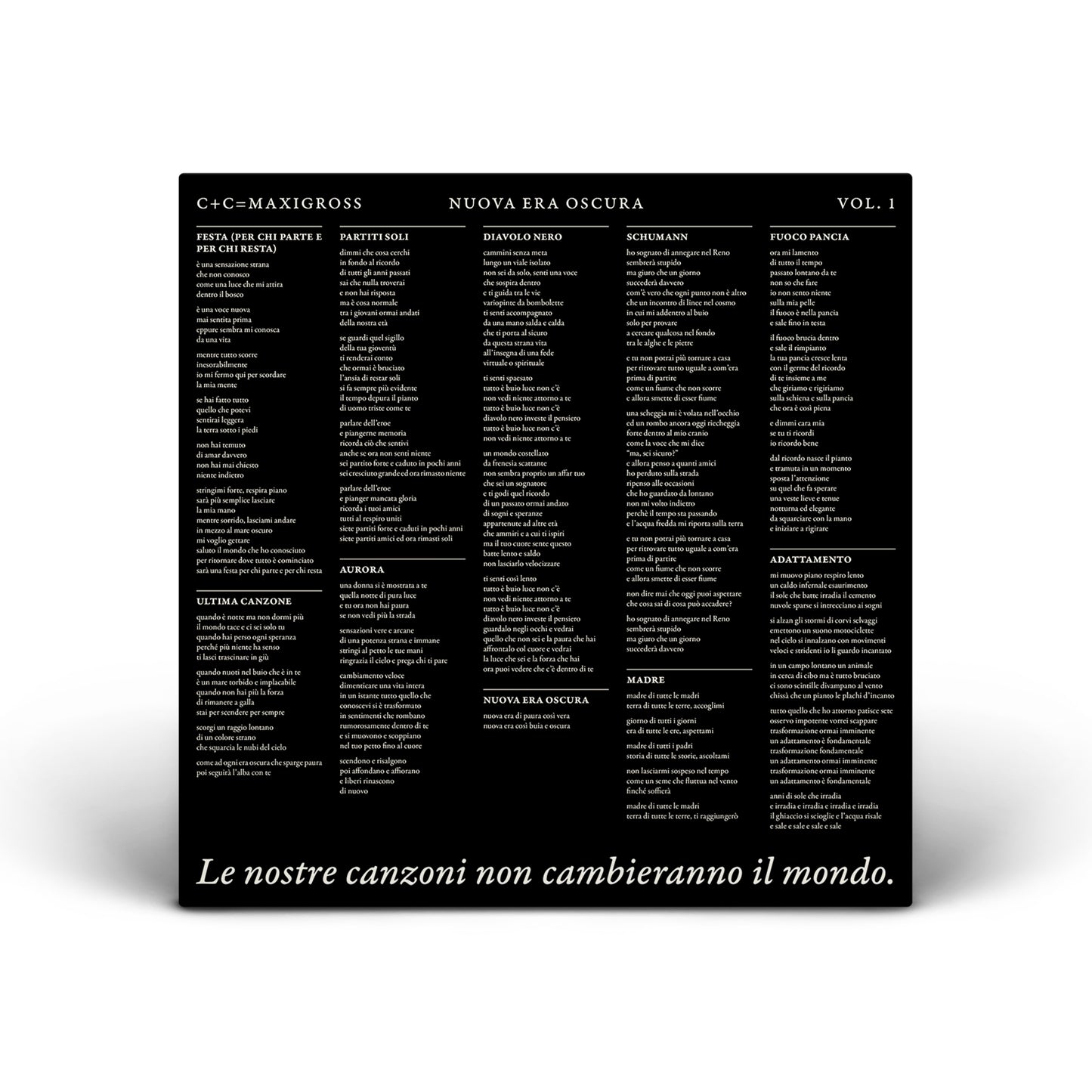 C+C = Maxigross - Nuova era oscura Vol. 1 [LP]